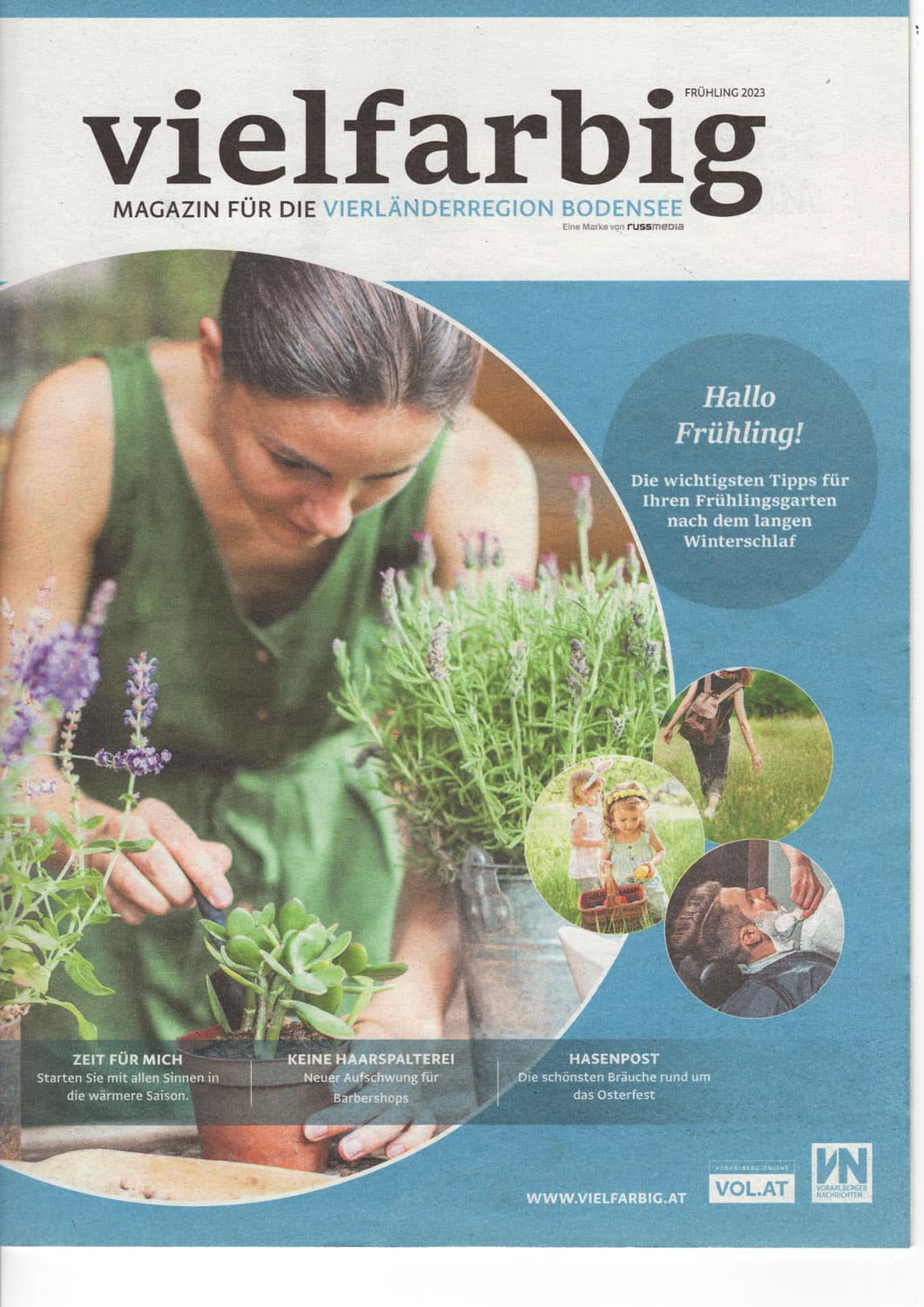 Auf den Spuren der Wildkräuter - Beitrag im Magazin vielfarbig